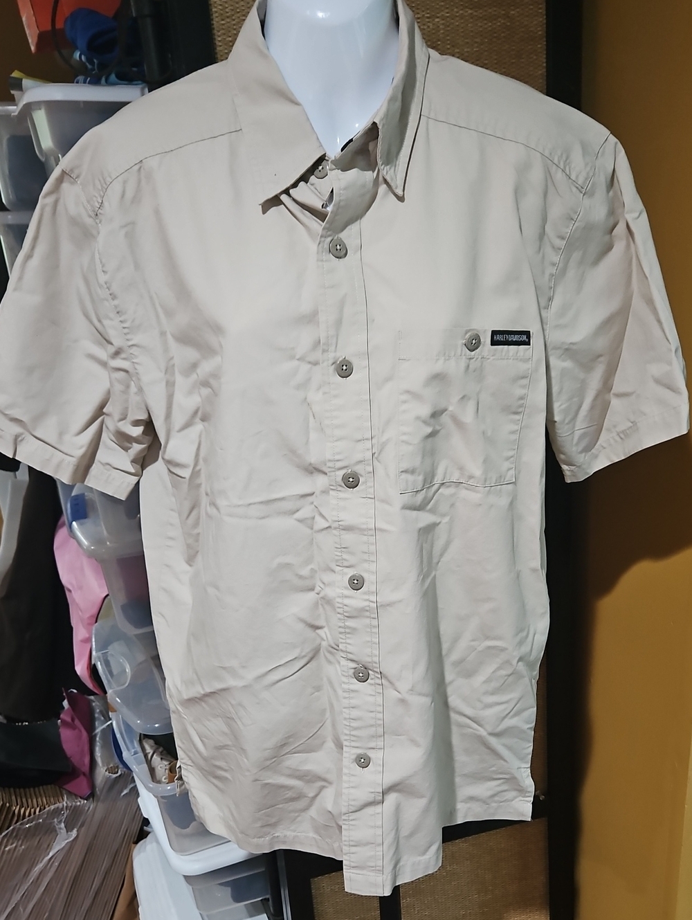 Harley Davidson Short-Sleeve Button Front Shirt